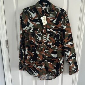 NWT L.L. Bean Signature Camo Shirt